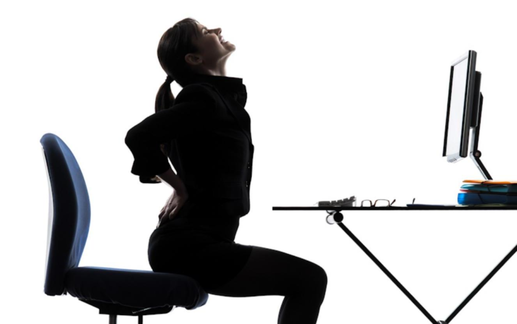 Does back pain from sitting go away?